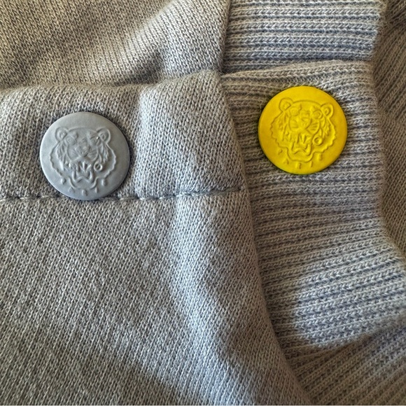 NWT KENZO Kids Baby Tiger Logo Embroidered Sweatshirt Blue Size 6M - Picture 11 of 16